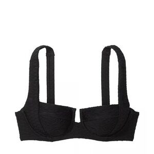 NEW with tags! Victoria’s Secret 42DD Black Mix & Match Full Coverage Bikini Top
